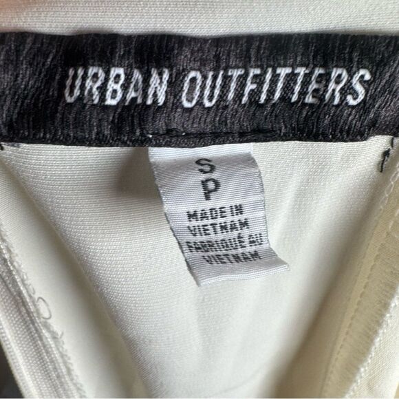 Urban Outfitters off white light before dark bow back mini dress size small - Picture 7 of 9